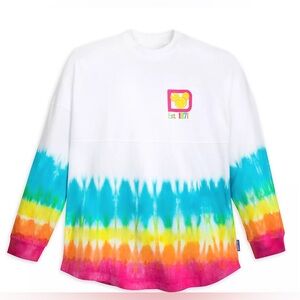 Walt Disney World Parks Dip Dye Adult Spirit Jersey Rainbow Lemon ICON Fresh NWT